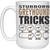 Stubborn Greyhound Tricks 15 oz. White Mug