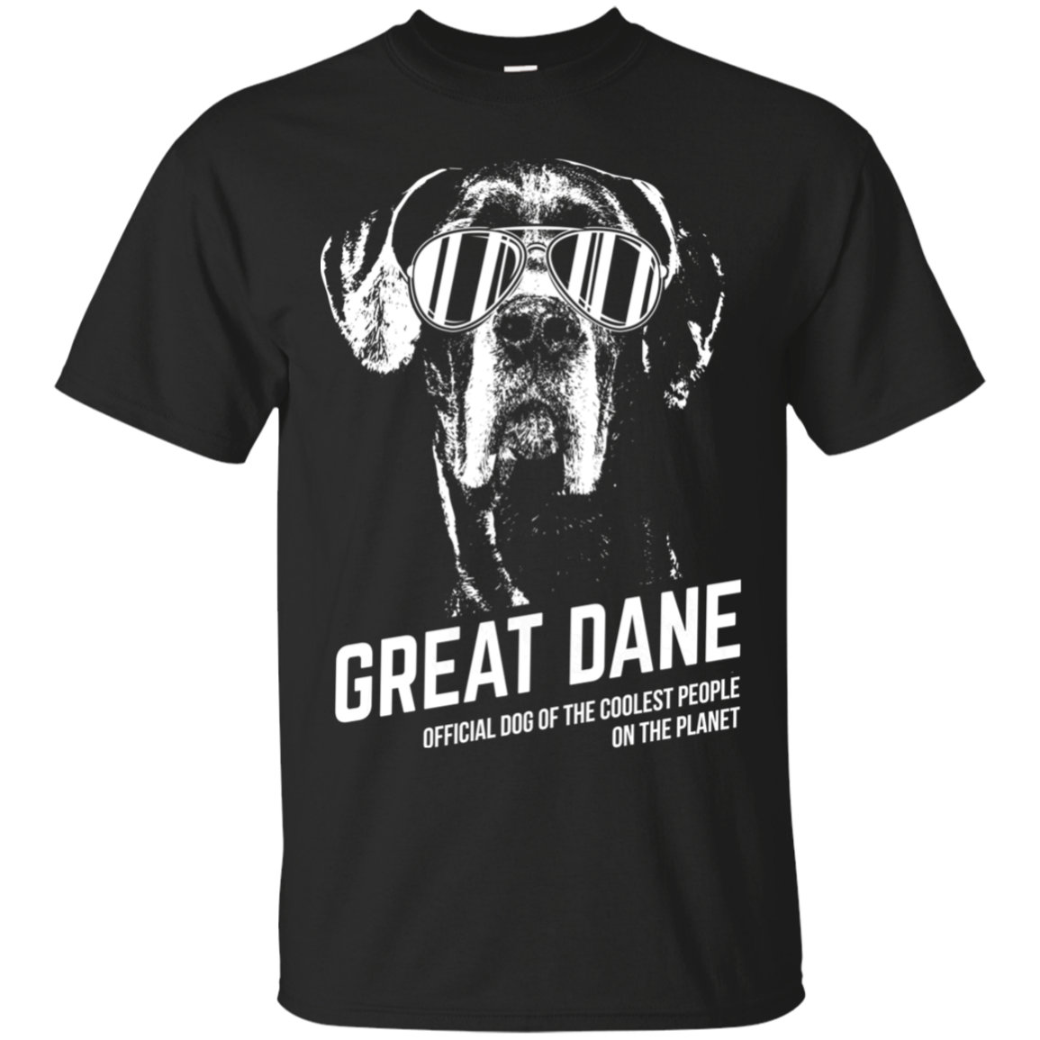 Official Dog Of The Coolest Great Dane Unisex T-Shirt