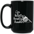 Knotty 15 oz. Black Mug