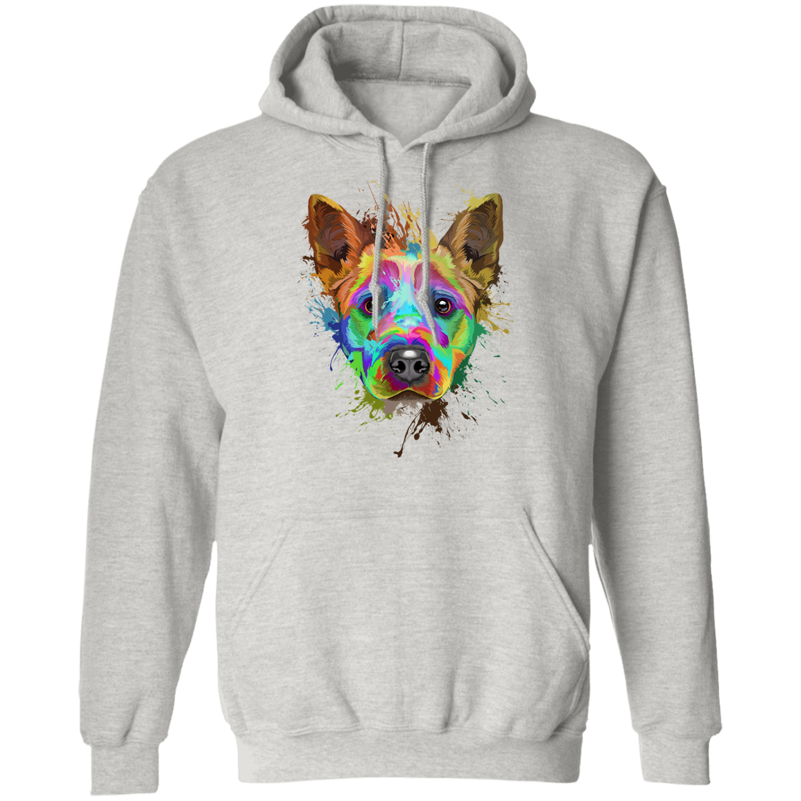 Cattle dog Splash Pullover Hoodie