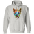 Cattle dog Splash Pullover Hoodie