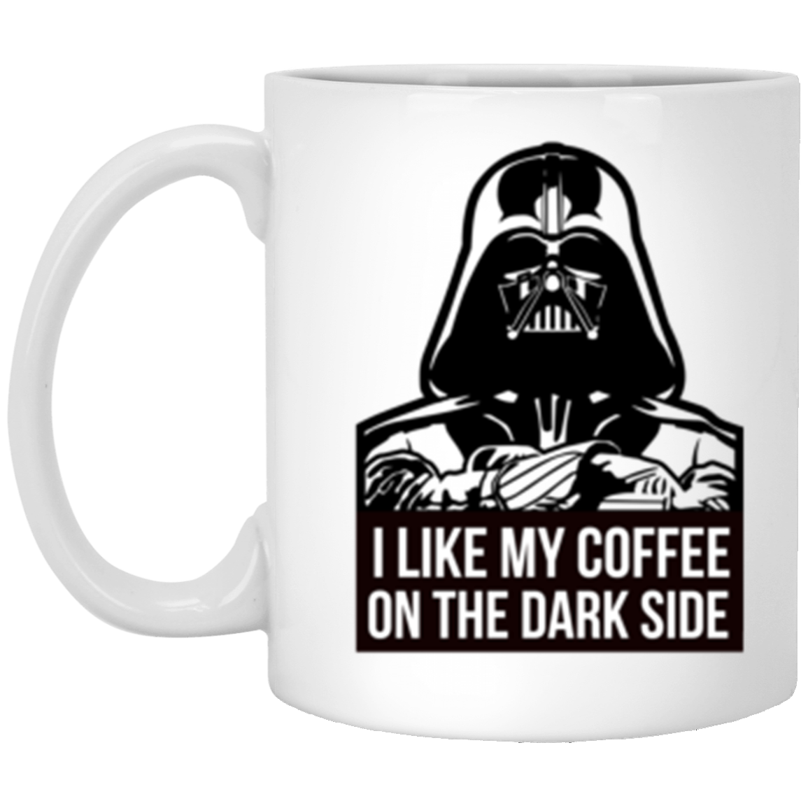 Darkside 11 oz. White Mug