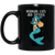 Mermaid and Cats 11 oz. Black Mug