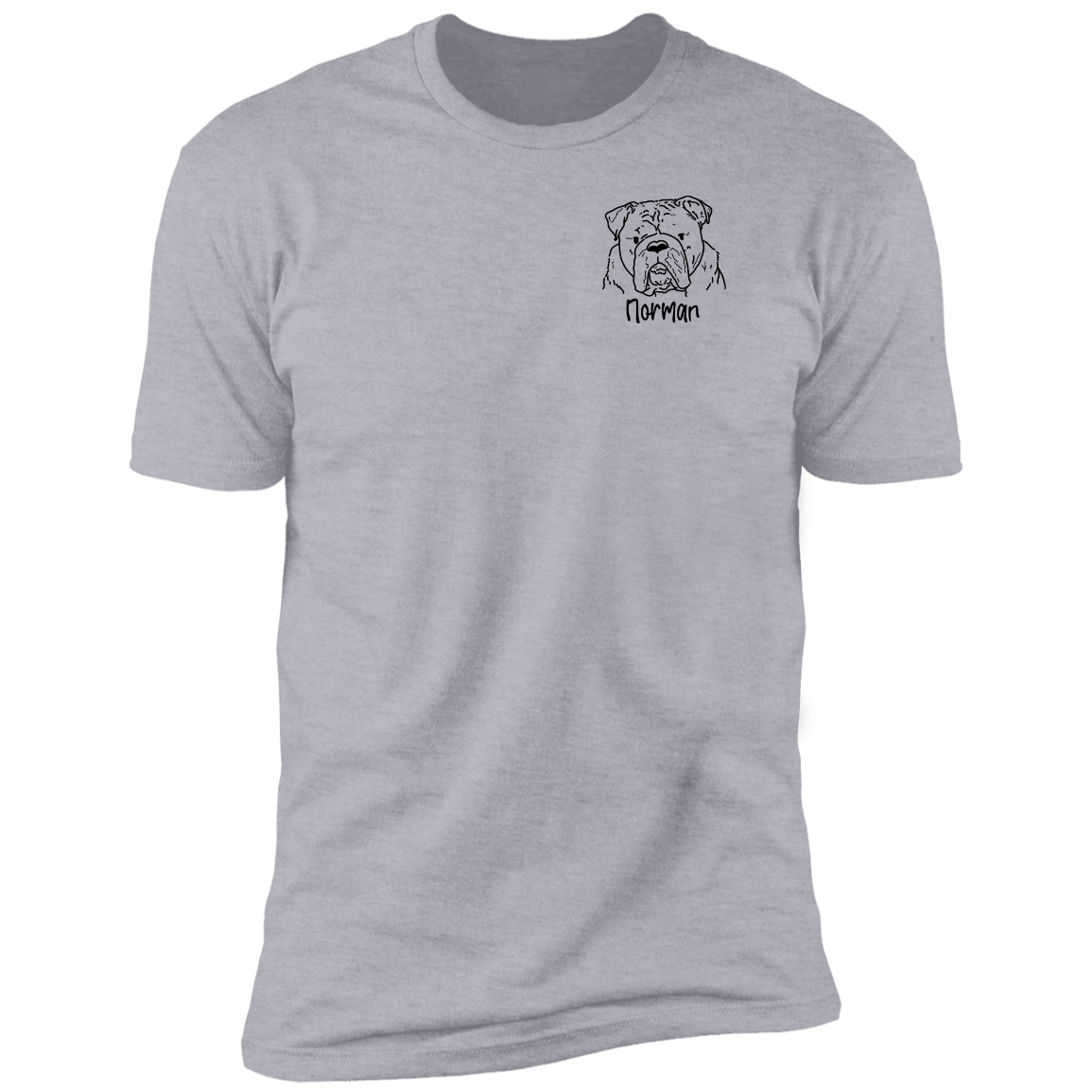 Norman The Bulldog Short Sleeve T-Shirt