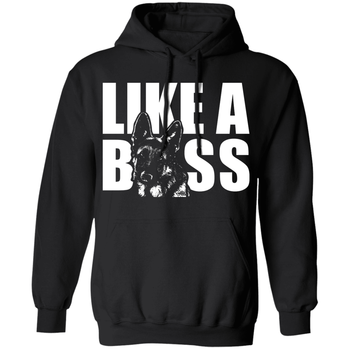 Like a boss GSD Hoodie