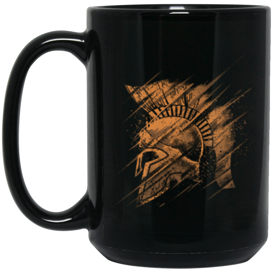 Spartan15 oz. Black Mug