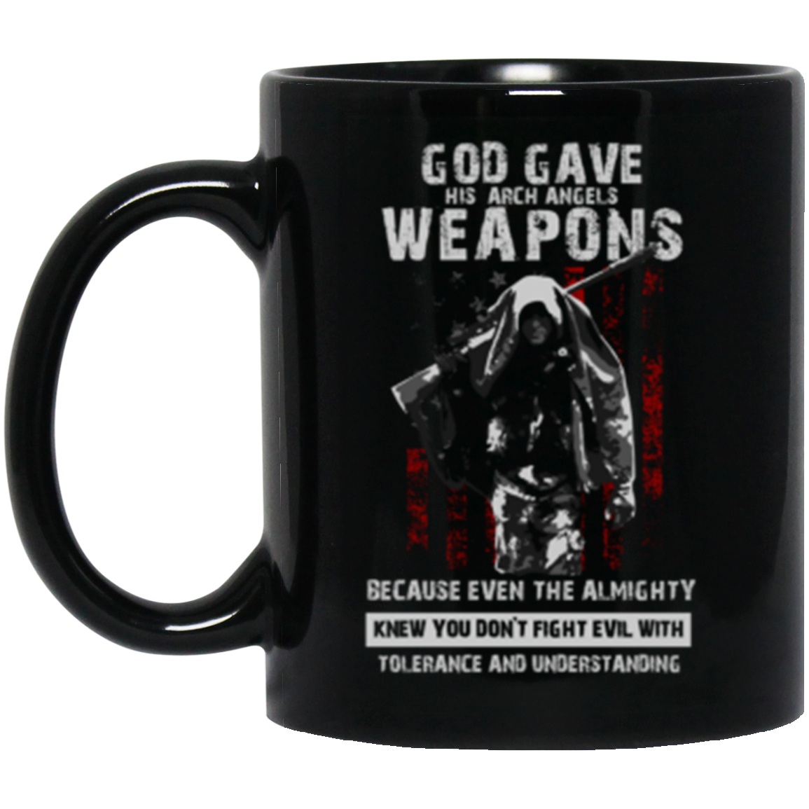 God Gave 11 oz. Black Mug