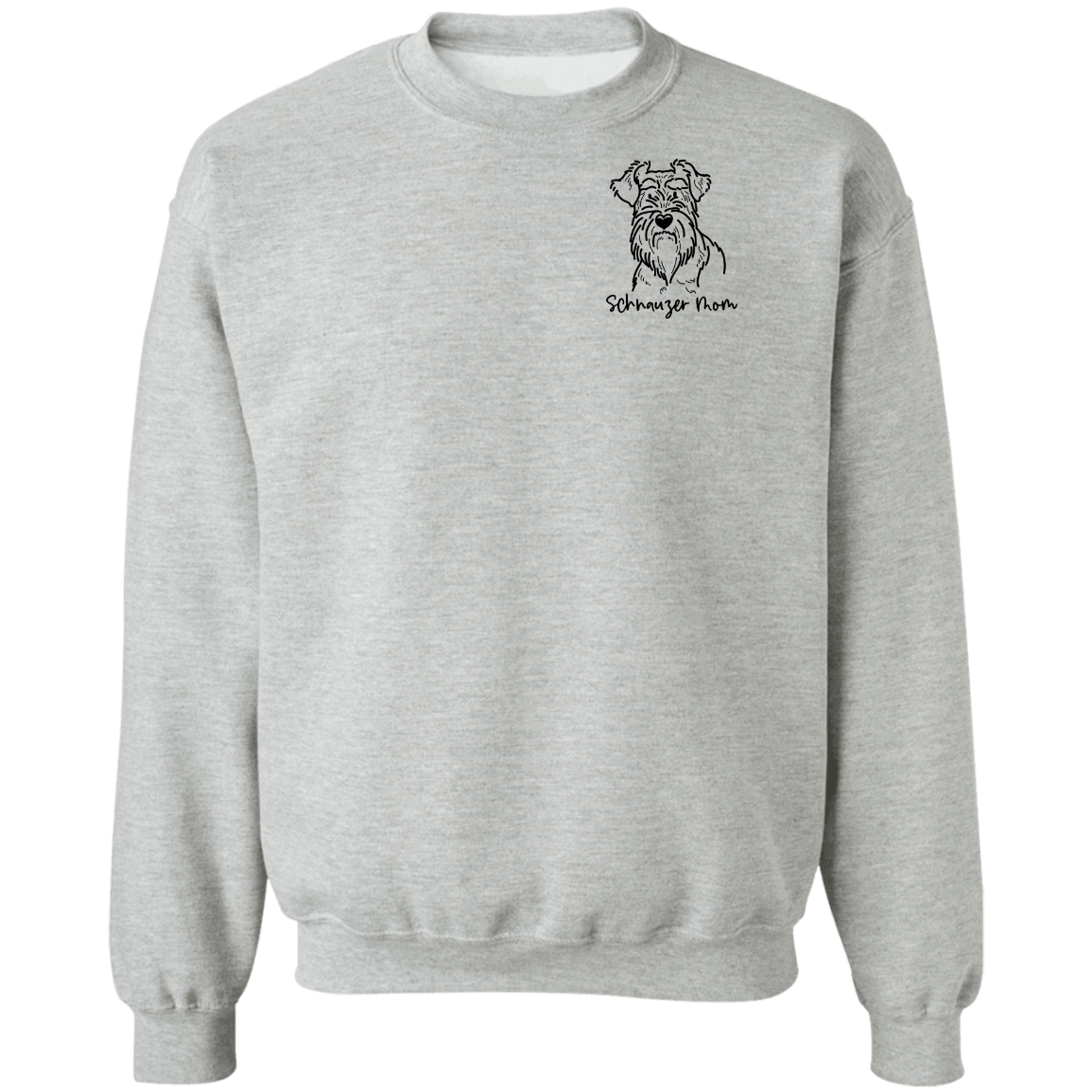 Schnauzer Mom Pullover Sweatshirt