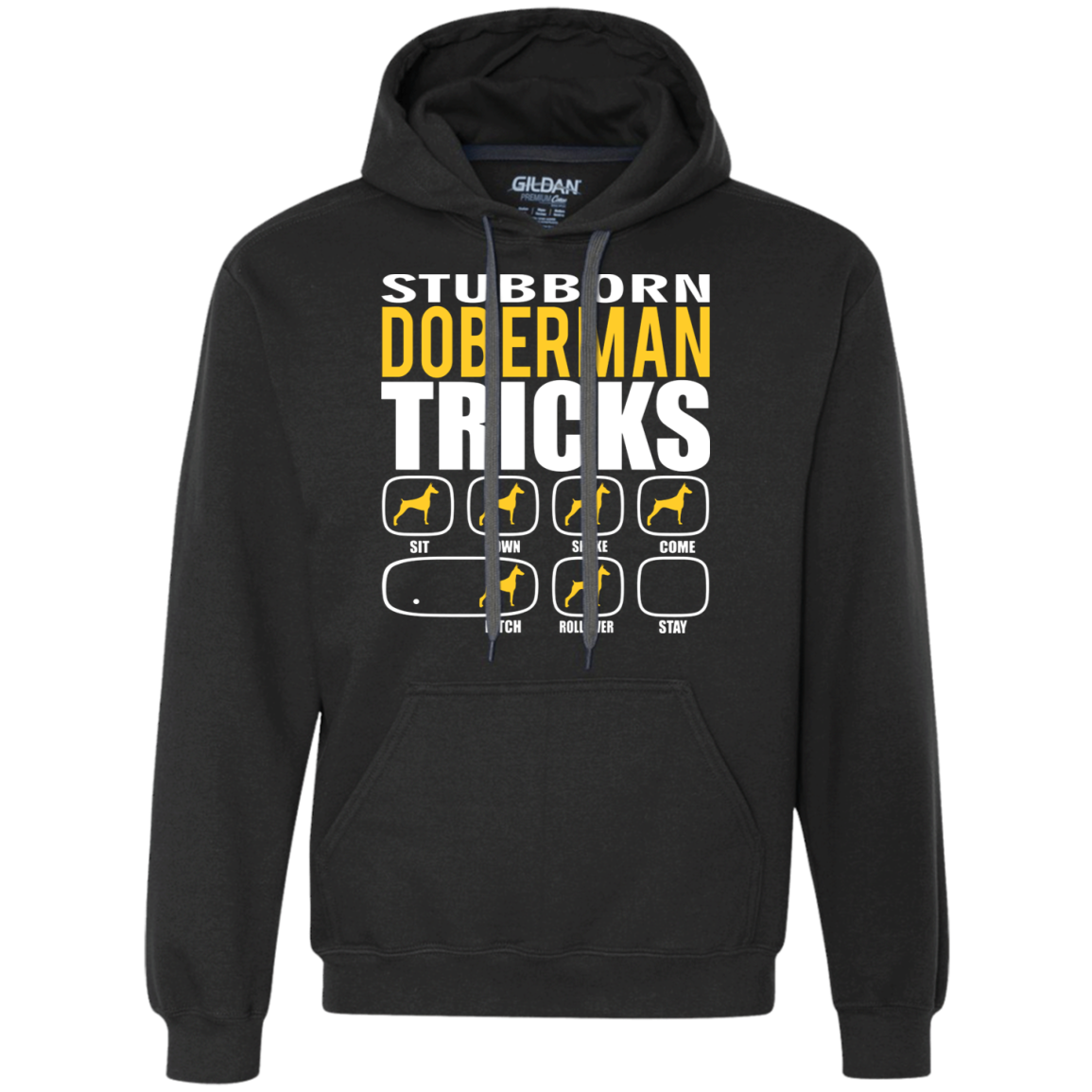 Stubborn Doberman Tricks Unisex Hoodie