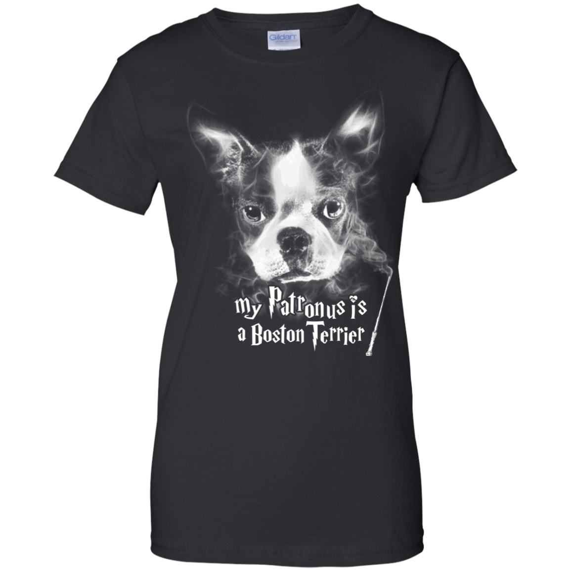 Boston Terrier Patronus Ladies' T-Shirt