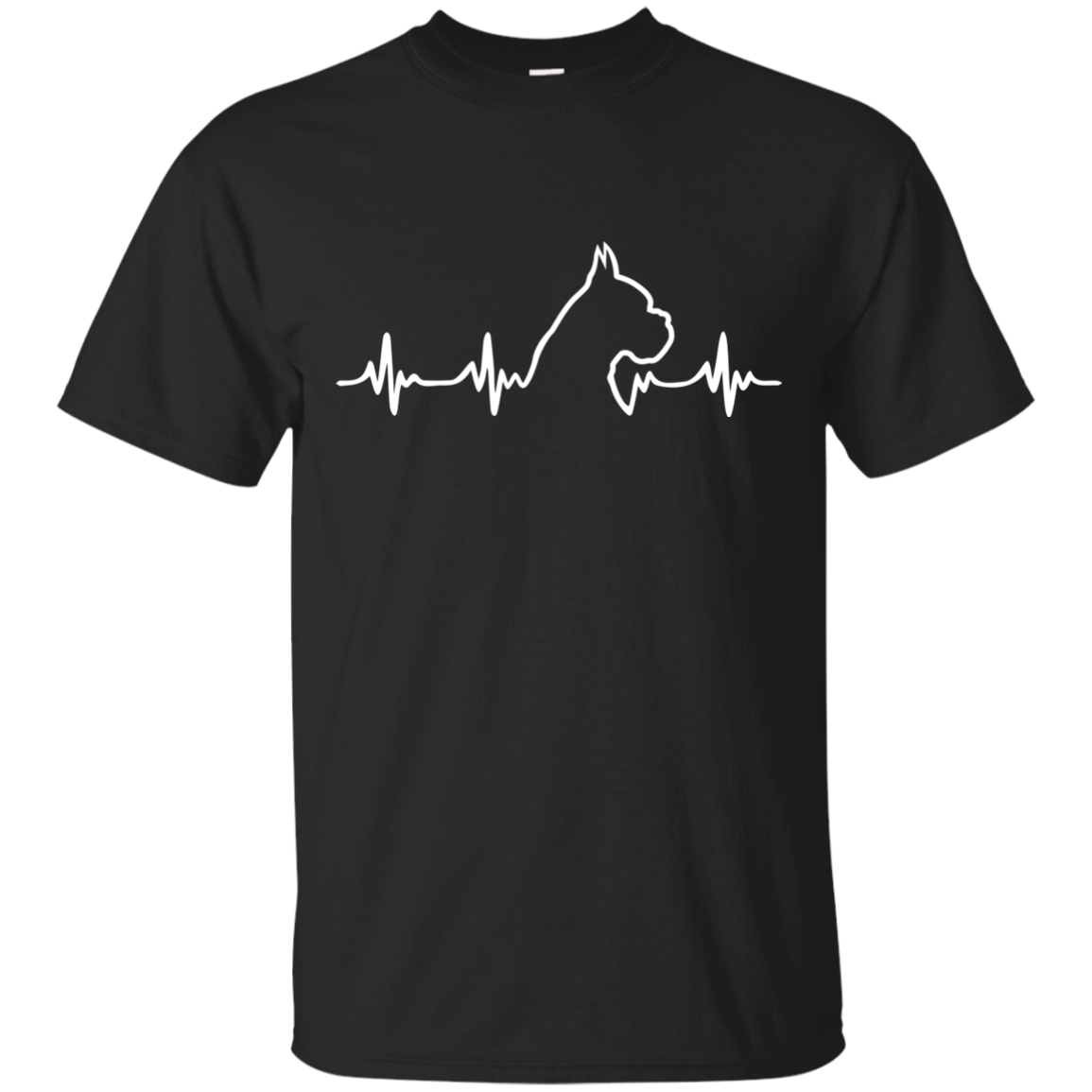 Boxer Dog Heartbeat Unisex T-Shirt