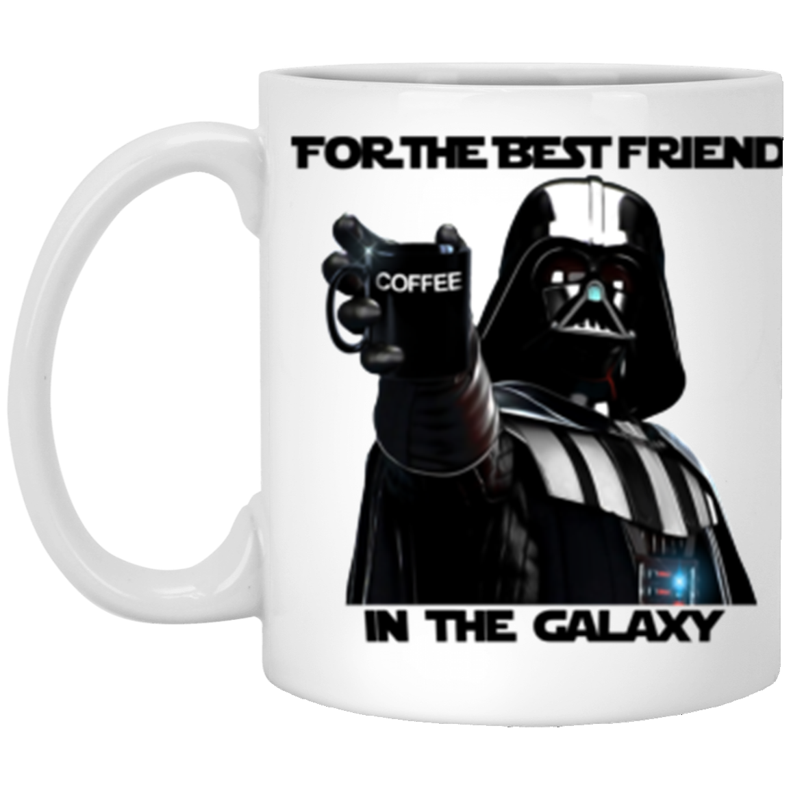 Darkside Best Friend 11 oz. White Mug