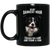 In My Darkest Hour Border Collie 11 oz. Black Mug