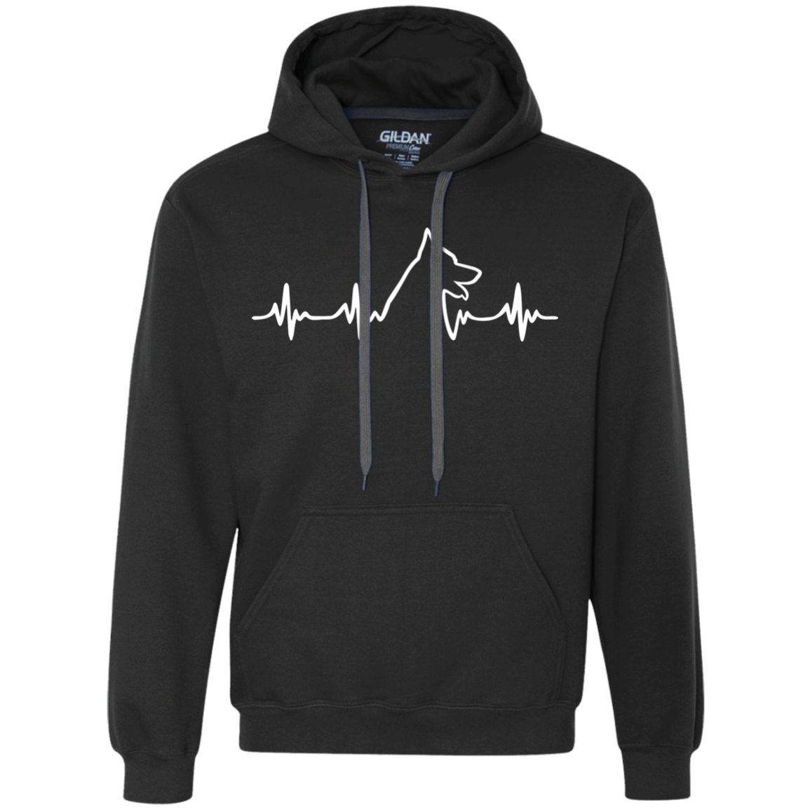 Malinois Heartbeat Unisex Hoodie