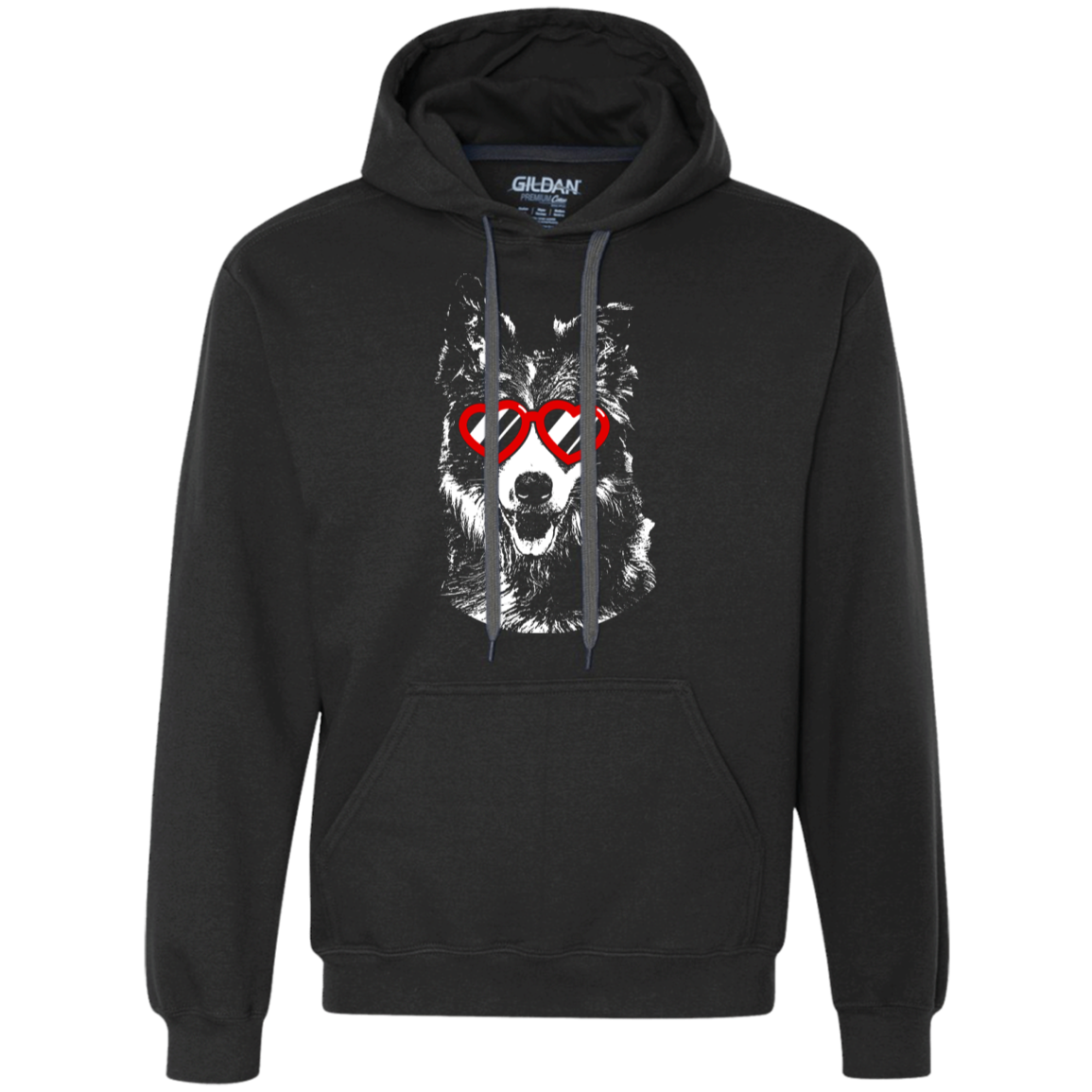 Sharing the love Border Collie Unisex Hoodie