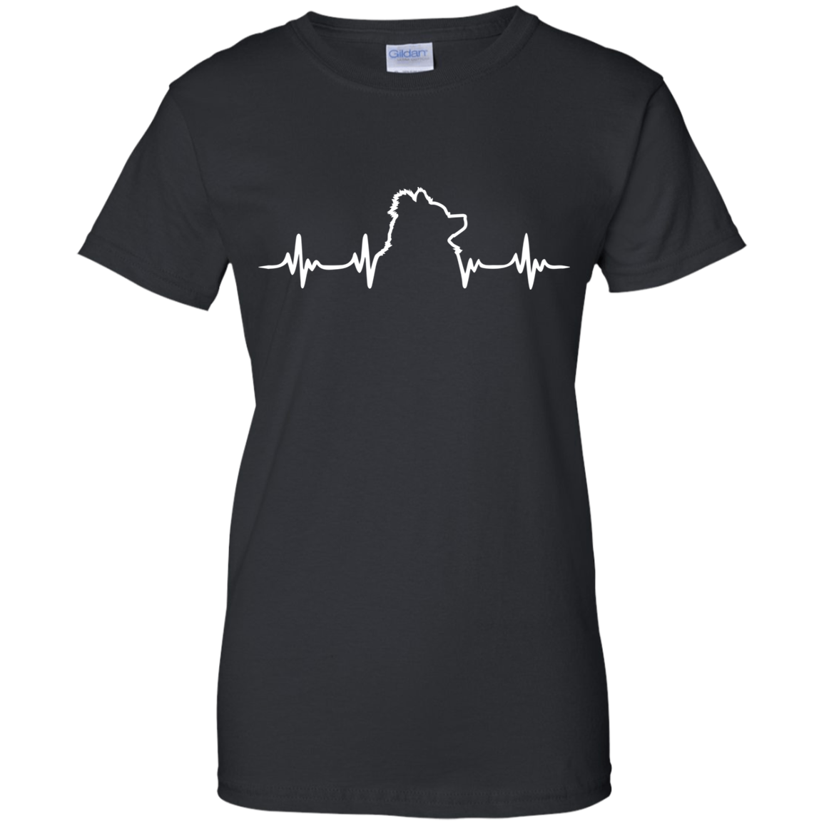 Pomeranian Heartbeat Ladies' T-Shirt