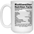 Rottweiler Nutrition White Mug