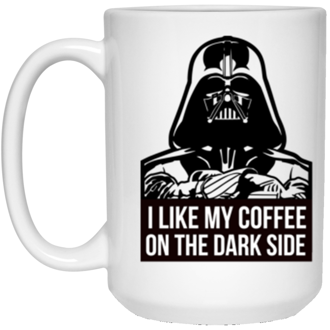 Darkside 15 oz. White Mug