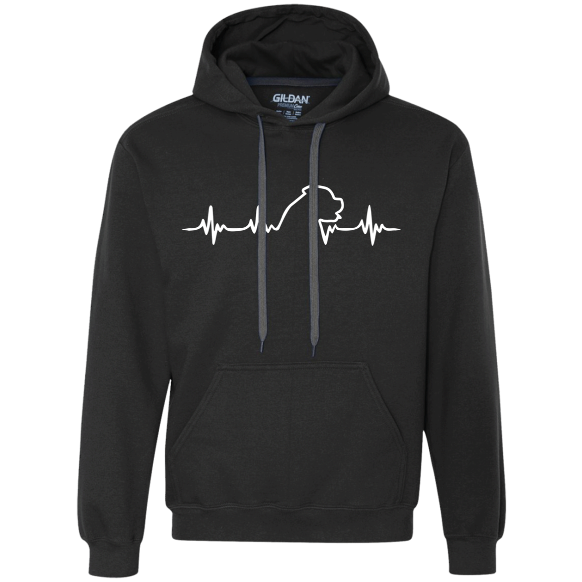 Bullmastiff Heartbeat Unisex Hoodie