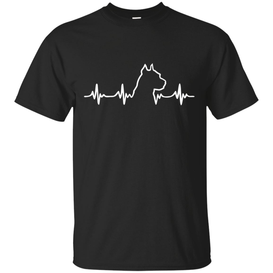 Pit Bull Heartbeat Unisex T-Shirt