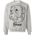 Size chart Pullover Sweatshirt