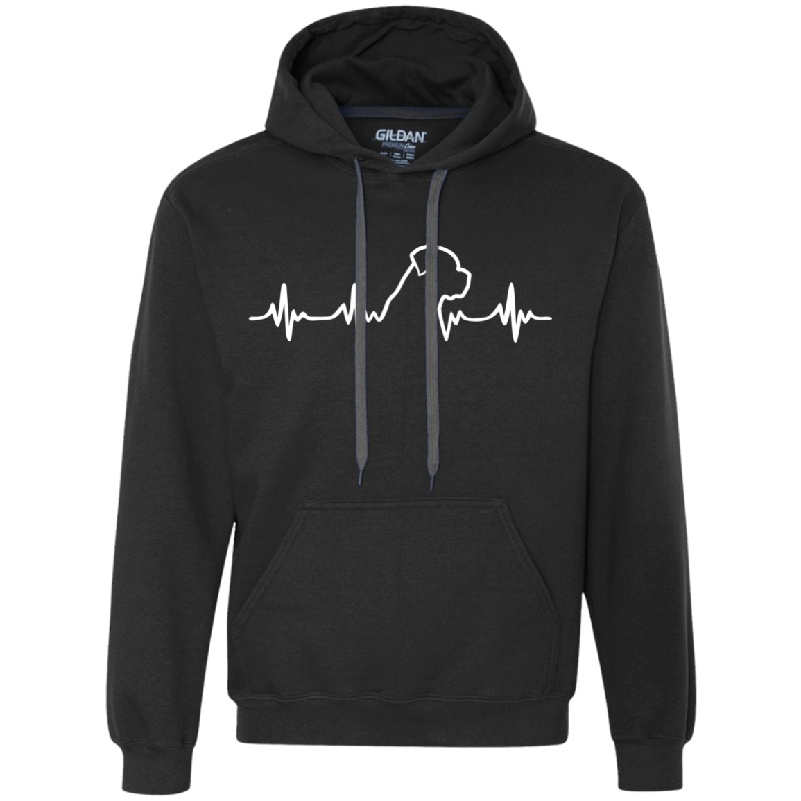 Rottweiler Heartbeat Unisex Hoodie