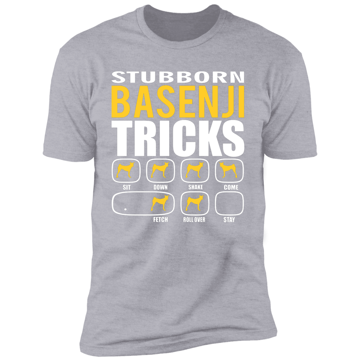 Stubborn Basenji Tricks T-Shirt