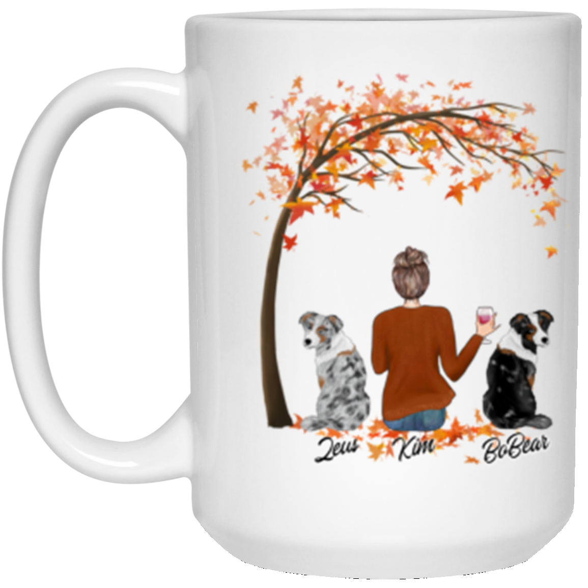 Christina 2 15 oz. White Mug