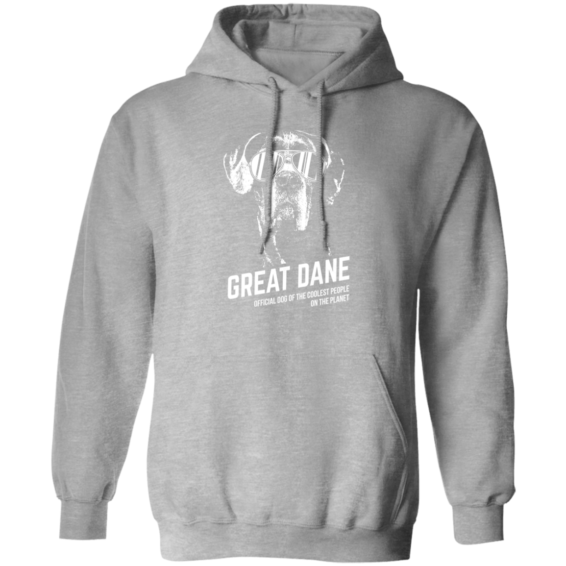 Great Dane Coolest Dog Pullover Hoodie