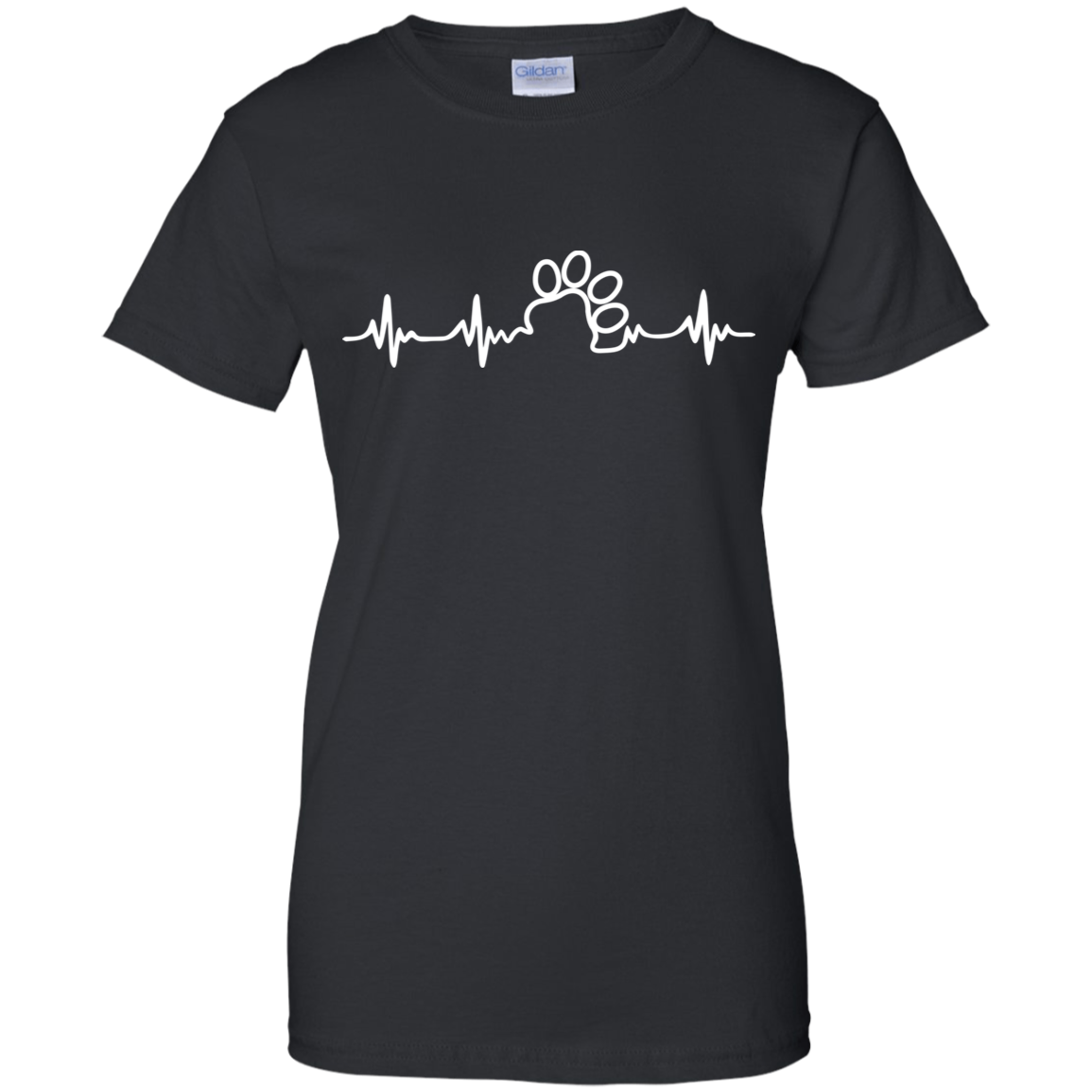 Paw Heartbeat Ladies' T-Shirt