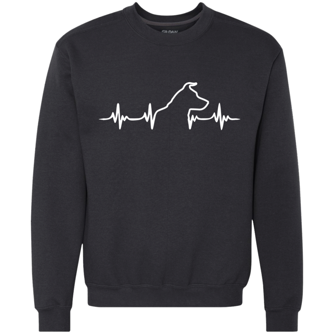 Jack russell heartbeat Sweatshirt