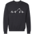 Jack russell heartbeat Sweatshirt