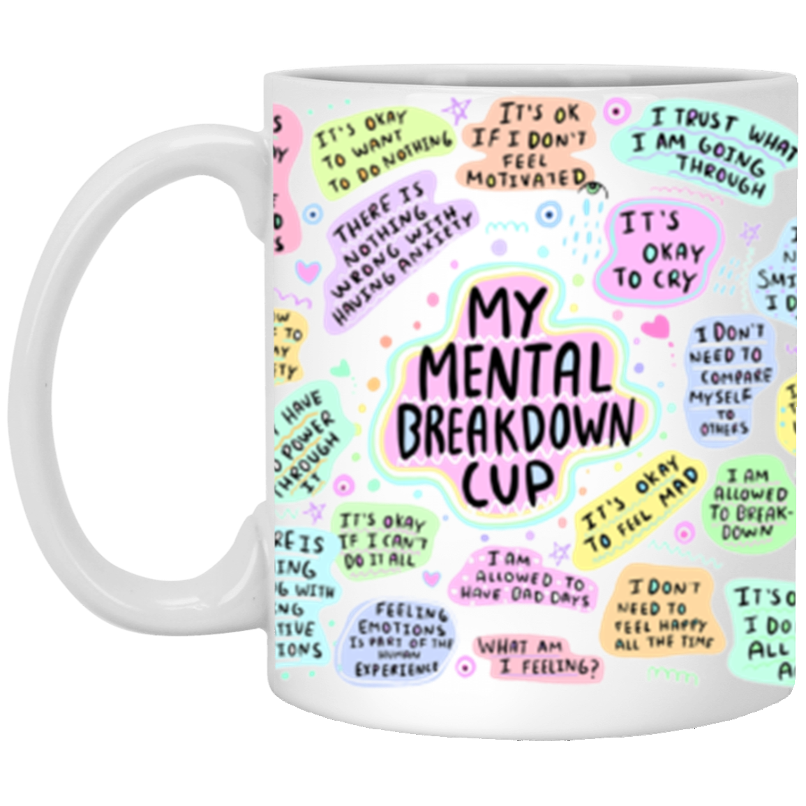 My Mental Breakdown 11 oz. White Mug