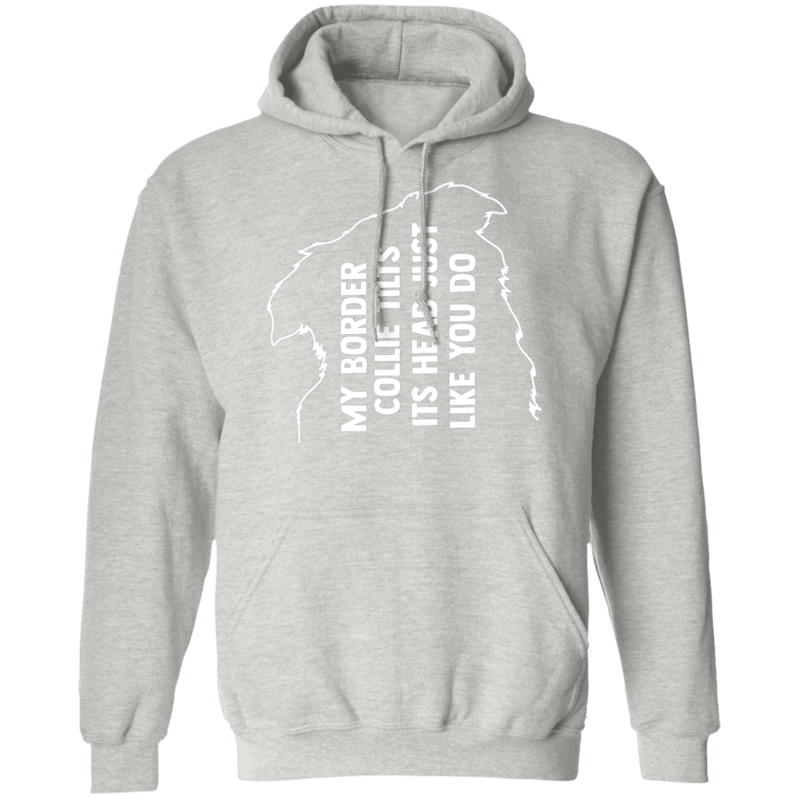 Border Collie Tilt Pullover Hoodie