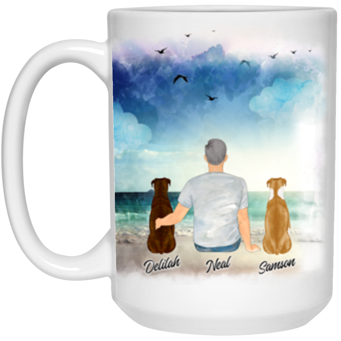 Jenna Pelcher 15 oz. White Mug