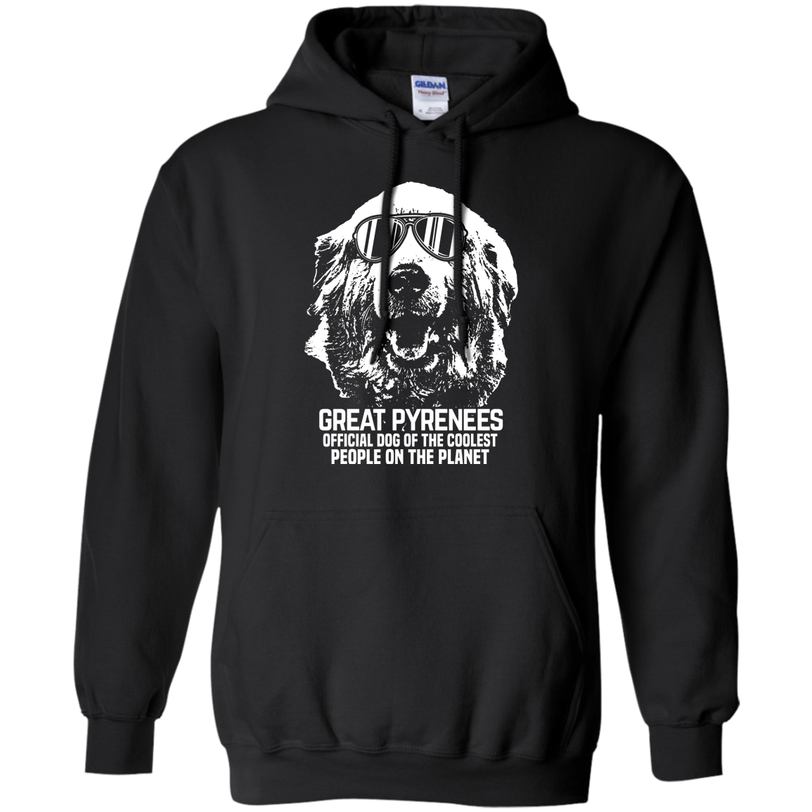 Great Pyrenees Pullover Hoodie 8 oz.