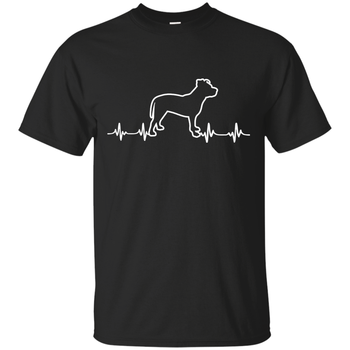 Pit Bull Heartbeat Unisex T-Shirt