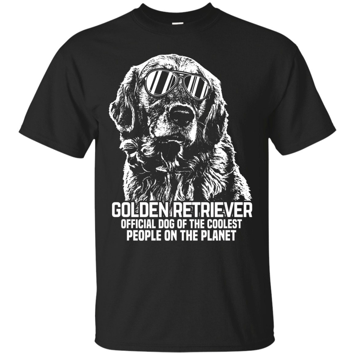 Official Dog Of The Coolest People Golden Retriever Unisex T-Shirt