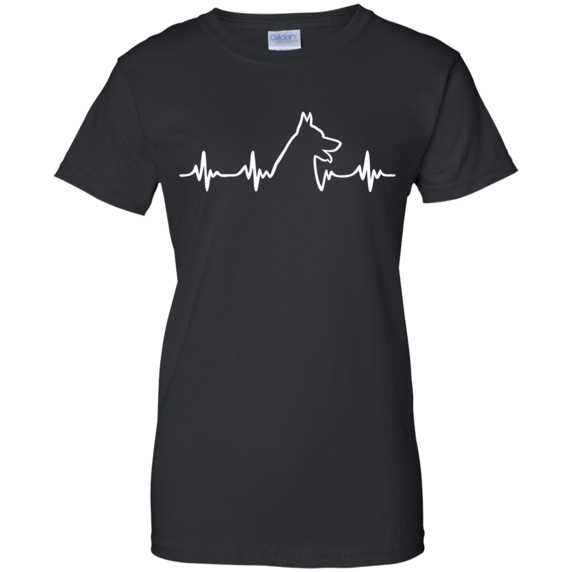 Malinois Heartbeat Ladies' T-Shirt