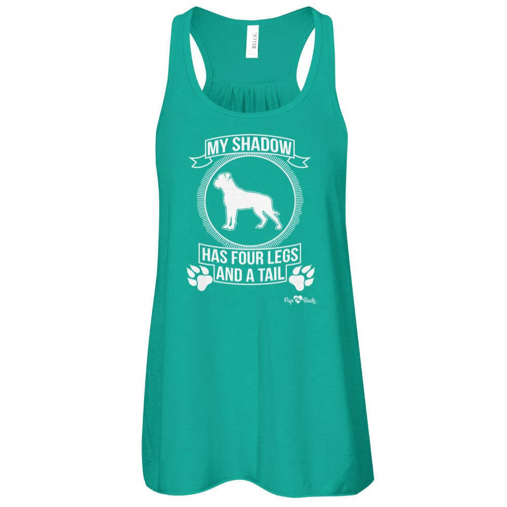 English Mastiff - My Shadow Flowy Racerback Tank