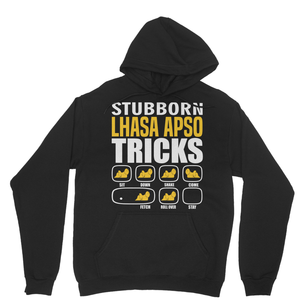 Stubborn Lhasa apso Hoodie Classic Adult Hoodie