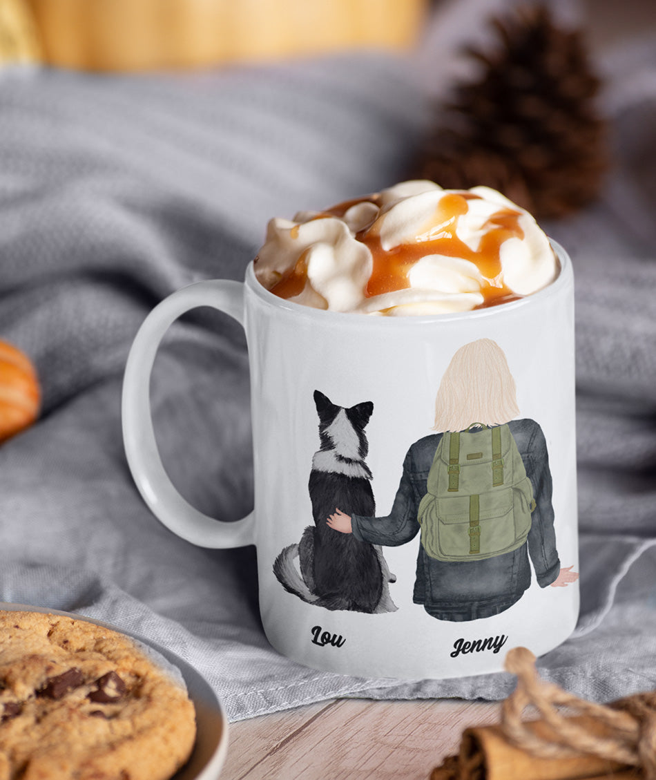 Personalized Mug - Best Friends Dog Mom